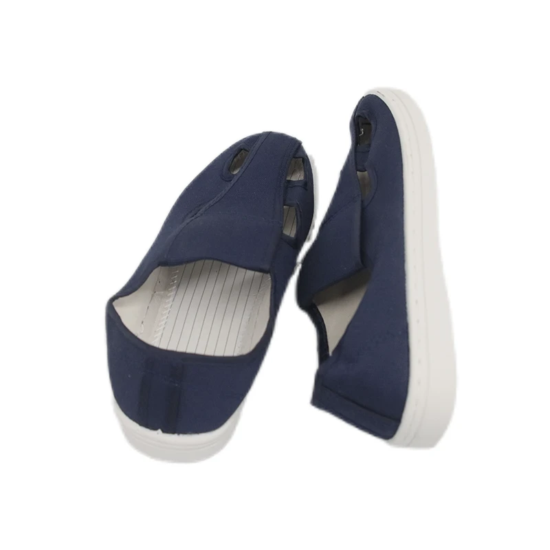 PVC Cleanroom Four-holes Blue Shoe price